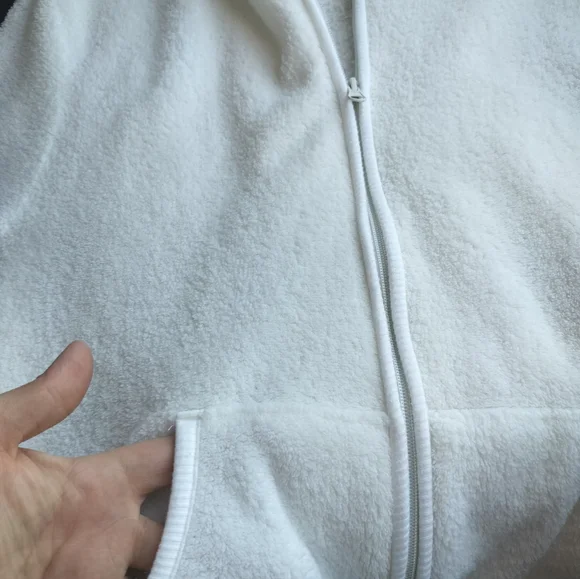 Large plush cozy jacket used great condition - Picture 3 of 6